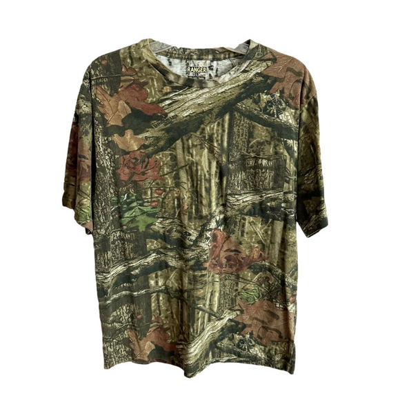 NWOT Ranger Men's Camouflage Short Sleeve Pocket T-Shirt Size Large Unisex - Picture 1 of 4